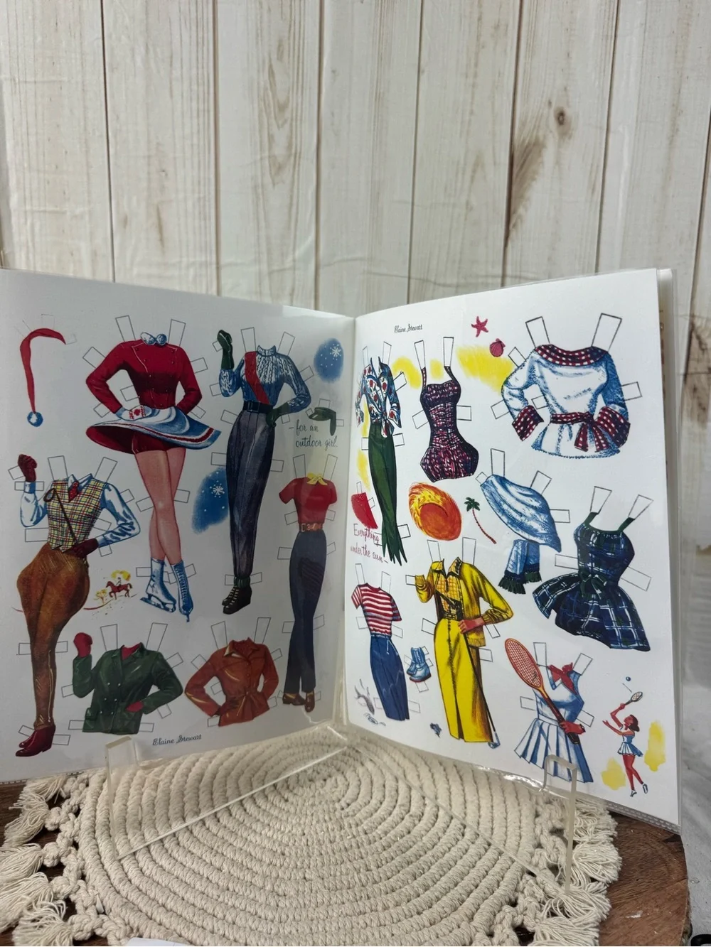 Elaine Stewart Vintage Cut-Out Dolls Cover Art Print